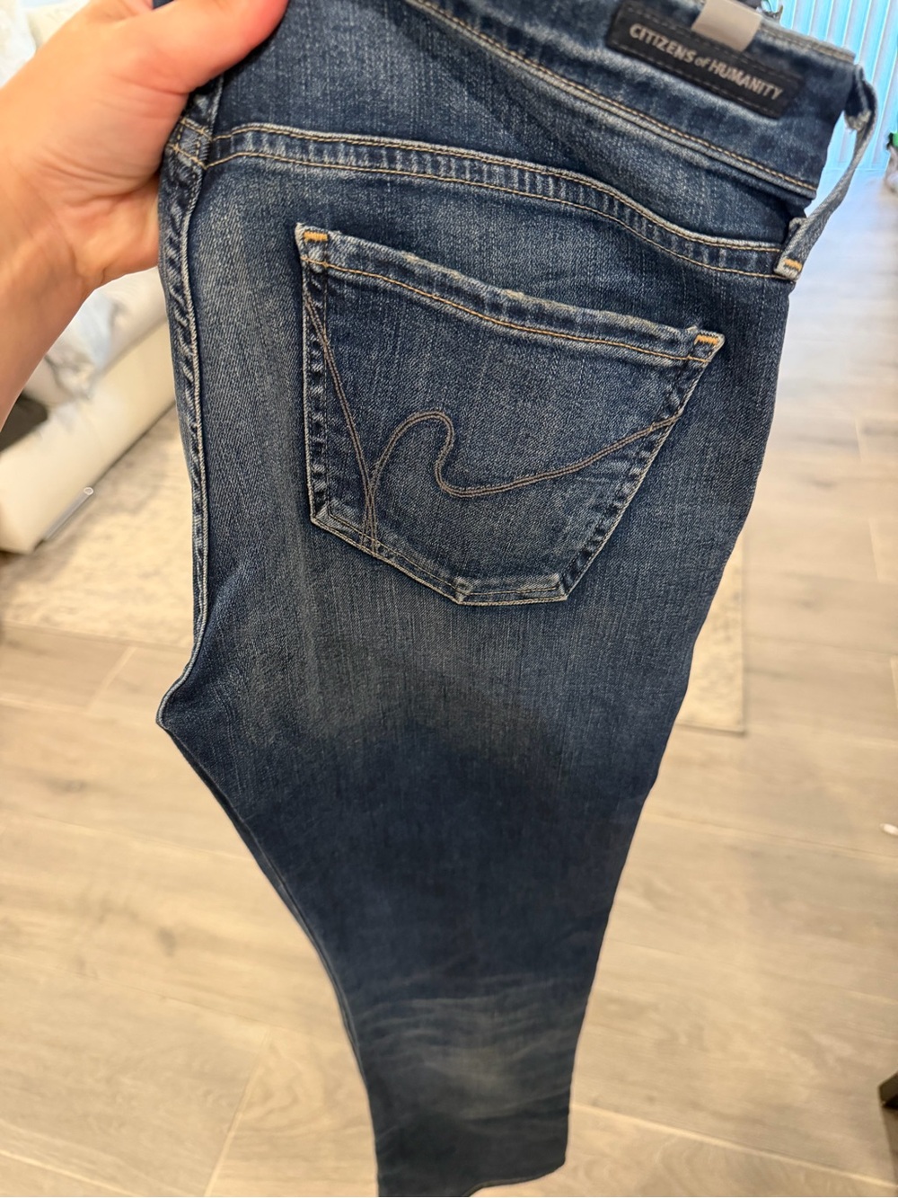 Citizens Of Humanity Dark Blue Flare Jeans